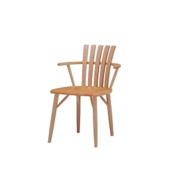 ダイニングチェア MDC-855 BNA｜Lagomダイニング(ナチュラル色 幅57x