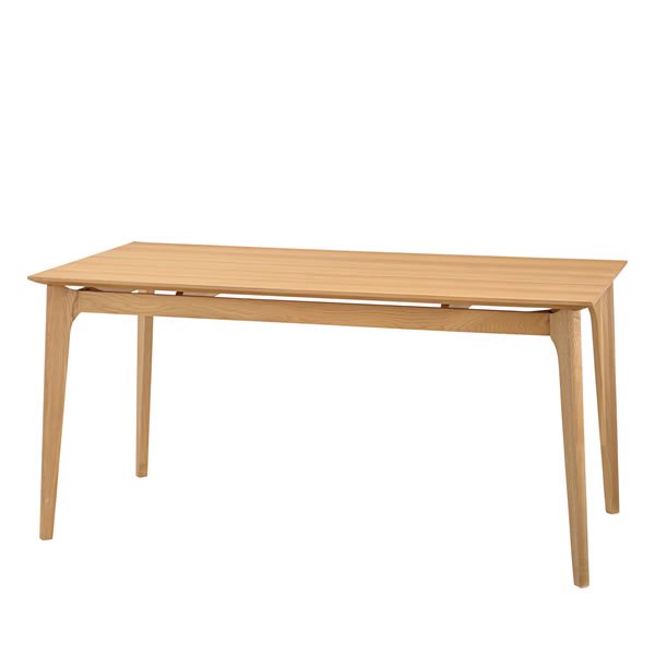 ダイニングテーブル HOT-883NA/天然木(アッシュ) (ナチュラル W150×D80×H72)