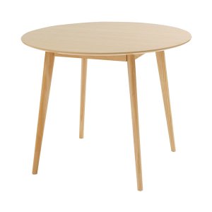 ラウンドテーブル TAP-001NA/天然木(パイン) (ナチュラル ブラウン W90×D90×H72)