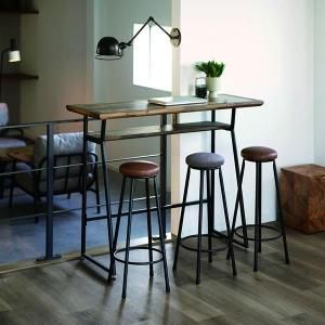 HOMEDAY 魅力のモダンデザイン カウンターテーブル、 カウンターチェア