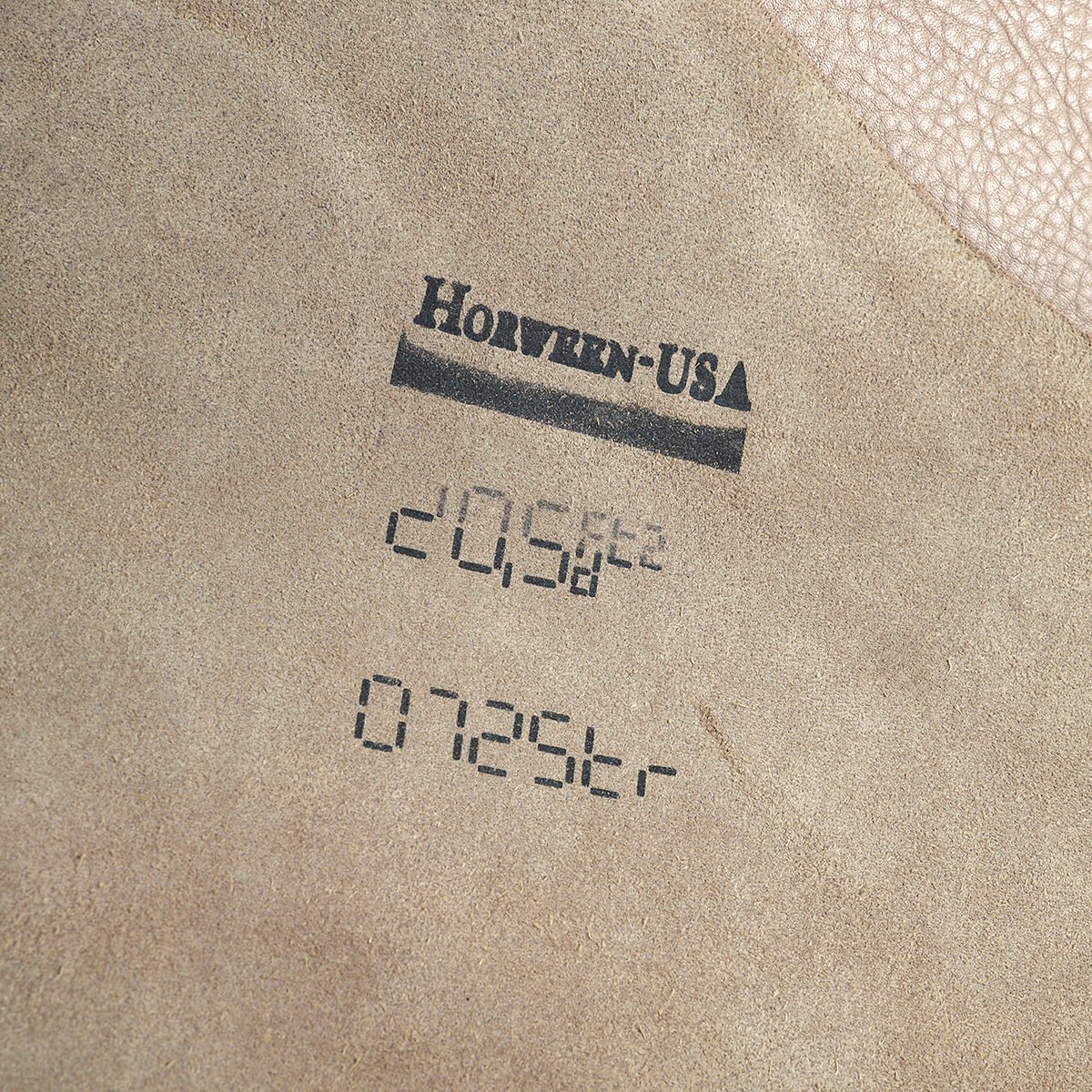 HORWEEN LEATHER COMPANY CALICO BEIGE
