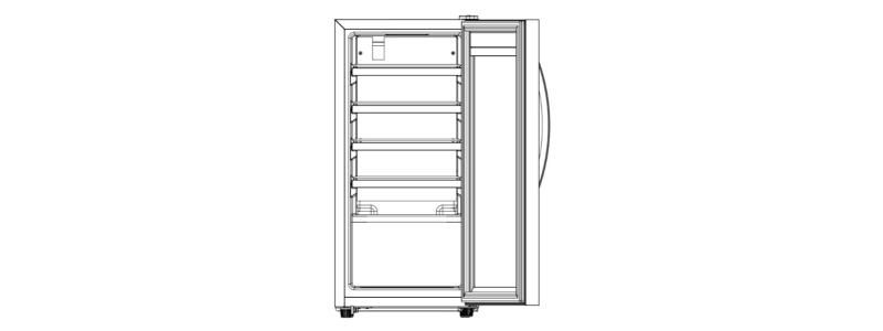 ！！！画像入れる！！！　庫内温度 -5℃ まで設定可能