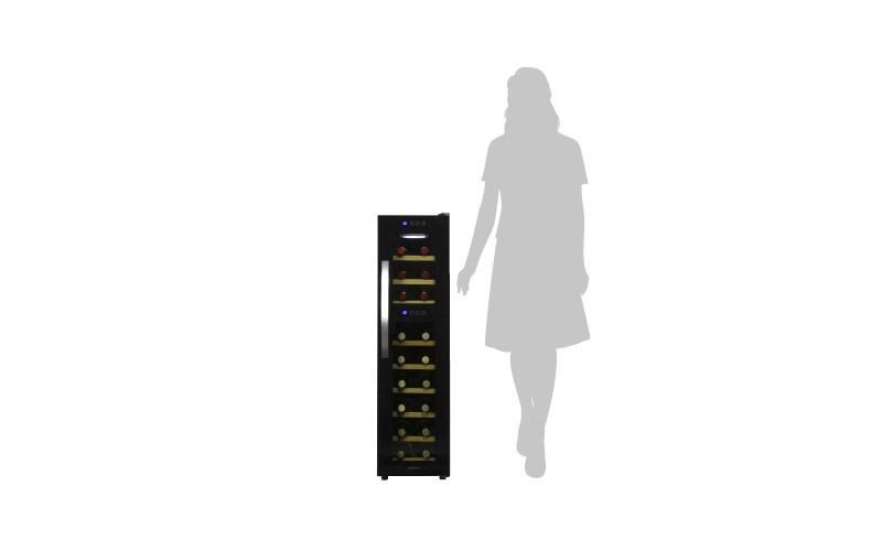 完全独立ツインルームワインセラー WF-P18W | 18本収納デバイス 完全独立ツインルームワインセラー WF-P18W | 18本収納デバイス