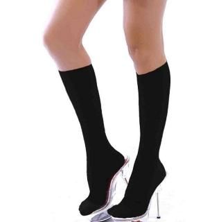 【花梟】薄手ソックス 2足組【即納】 靴下 レッグウェア 膝下ストッキング ハイソックス【ブラック】【サイズ:フリー】 お買得Sale品 送料無料 tk-cc7901-2