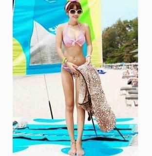 【花梟】セットアップビキニ水着【即納】お急ぎ セパレート水着 ボーダー柄3点セット 【レッド、ネイビー、ピンク】【サイズ:M】 送料無料 tk-n4316