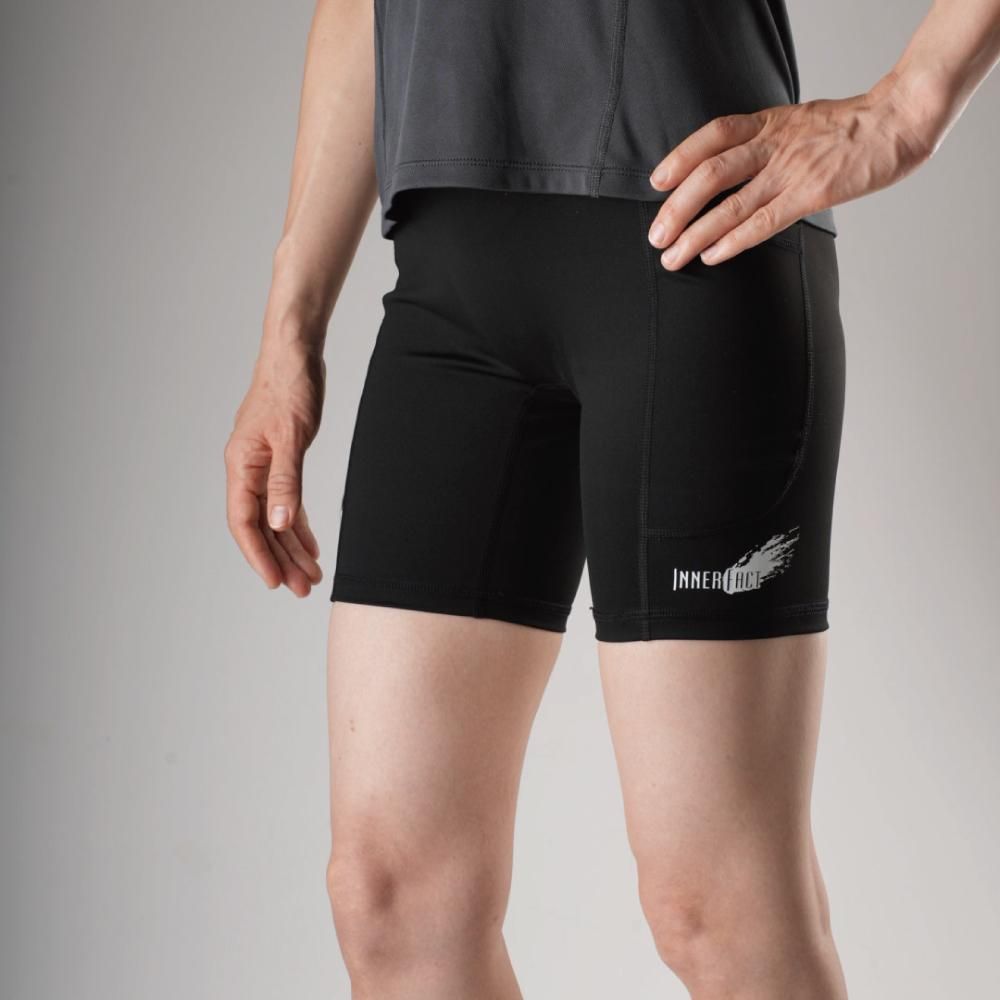 インナーファクトランニングパンツ レディースS Women's 6-Pockets running tights