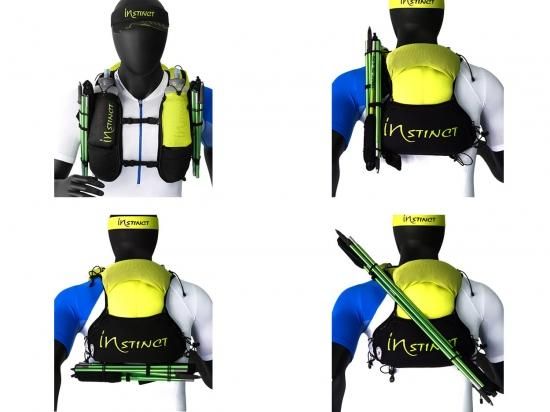 【海外配送可】【送料無料】 instinct EVOLUTION Black/Lime 7L ウォーキング・ランニングウェア