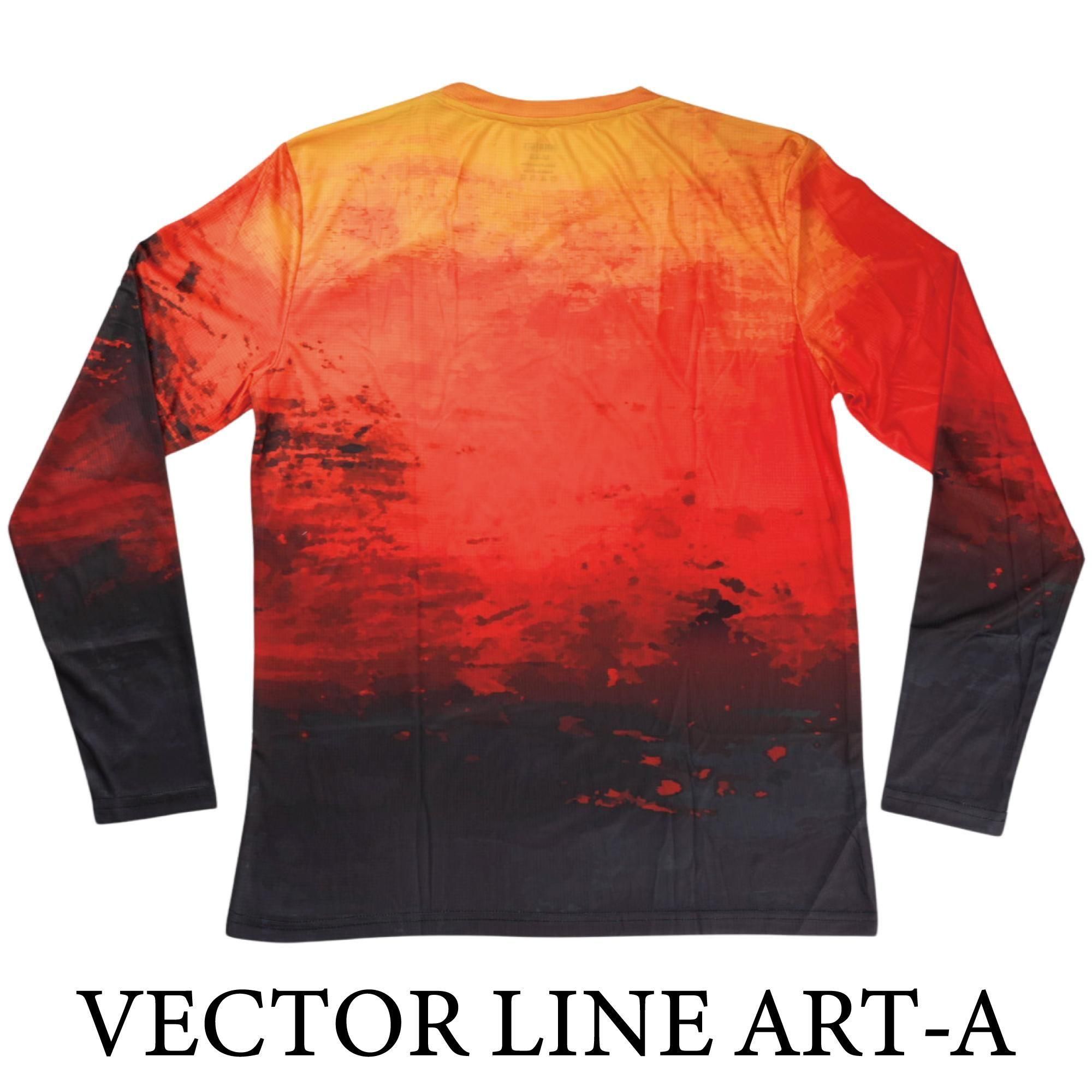 メンズ ウルトラライト ロングスリーブ 2025年 VECTOR LINE ARTモデル