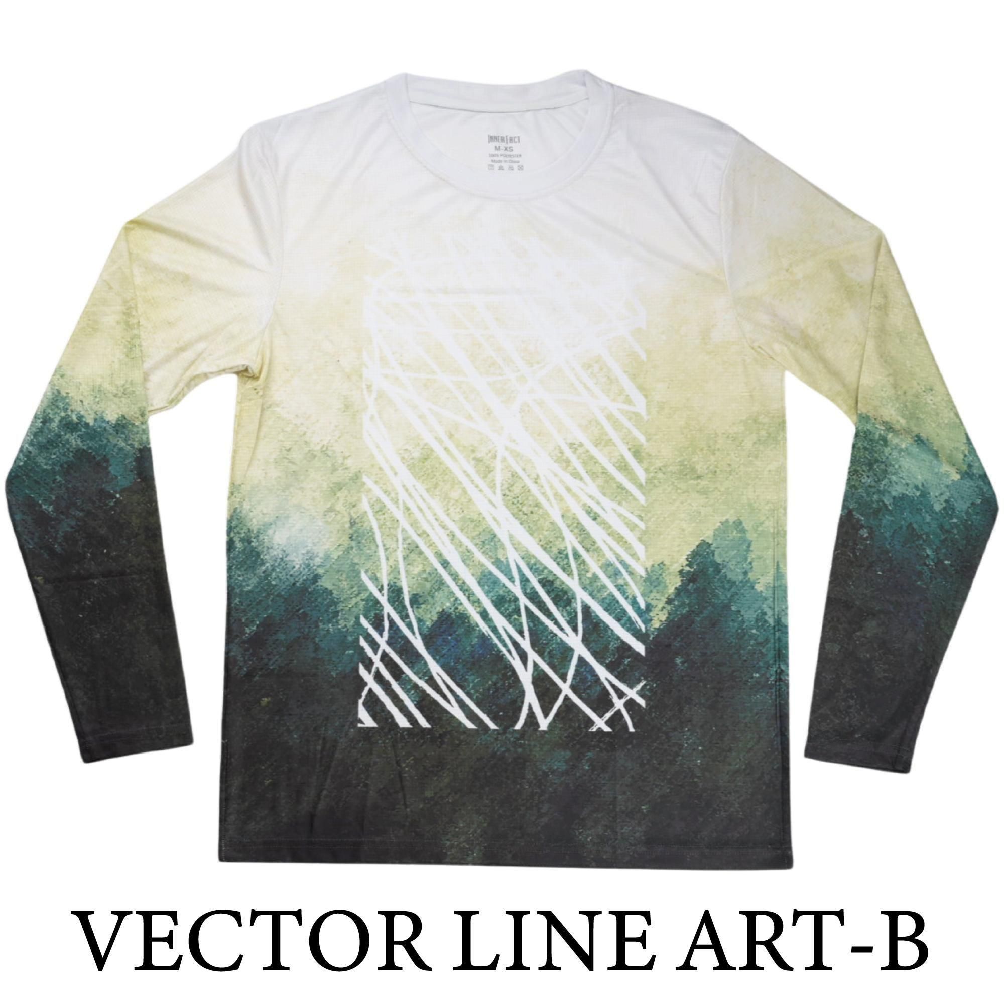 メンズ ウルトラライト ロングスリーブ 2025年 VECTOR LINE ARTモデル