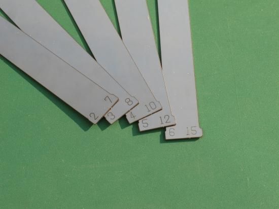 TTT512-11S 細切りテンプレートR 基本5枚セット - 鉄道模型 トレジャー