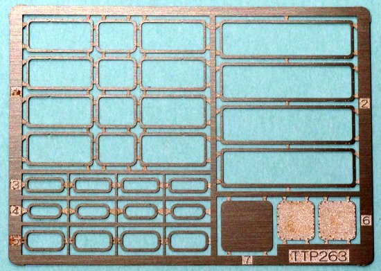 【N】TTP263 関西103･113系前面窓枠･サロ213と仙石線窓塞ぎ板　 - 鉄道模型　トレジャータウン