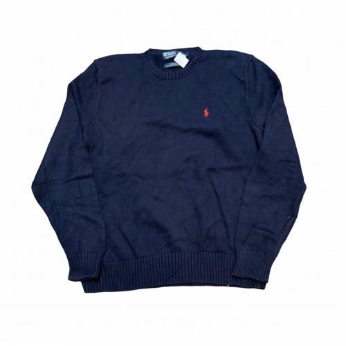 ڸ/USEDPolo Ralph Lauren One Point 100%Cotton Knit Sweater
ݥ ե åȥ ˥å   L