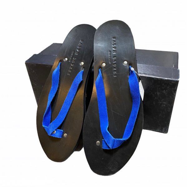 新品/NEW】MADE in SPAIN Ralph Lauren Paxhill Leather Sandals 