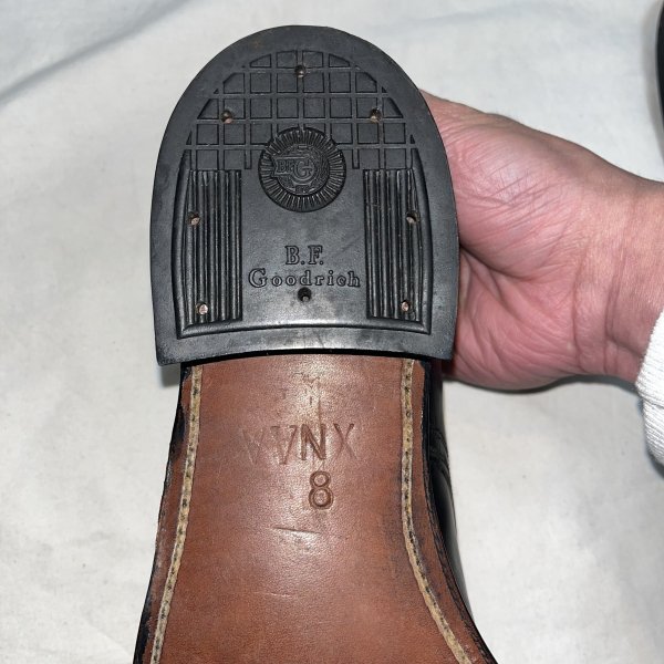 新古品/ DEAD STOCK】Vintage 50's U.S.NAVY Service Shoes アメリカ軍 