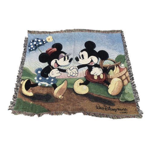ڸ/USEDUSA Disney Character ''Mickey Mouse&Minnie Mouse'' Rug ǥˡ 饯 ߥå&ߥˡ 饰 ޥС