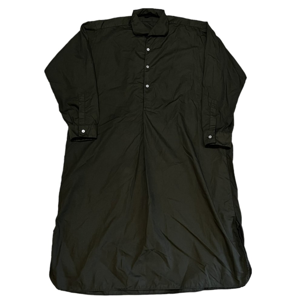 ڸ/USEDEuro Grand Father Shirt ''Black Over Dye'' 桼 ѥ  ֥å 46