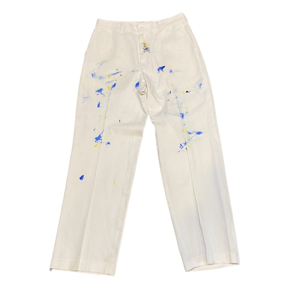 ڸ/USEDEWC PTBDC WH Painted Pants ѥ ڥȲù W32