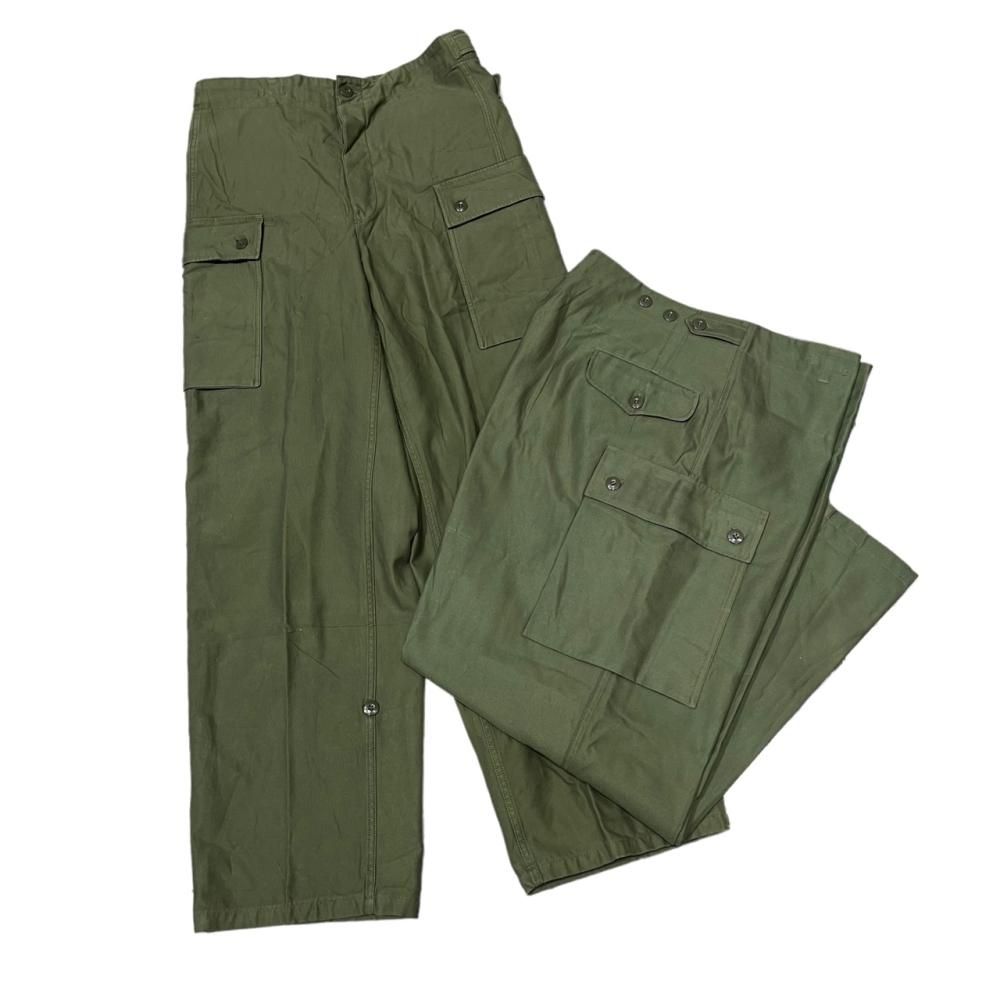 新古品/DEAD STOCK】 90's Netherland Military Double Face Cargo 