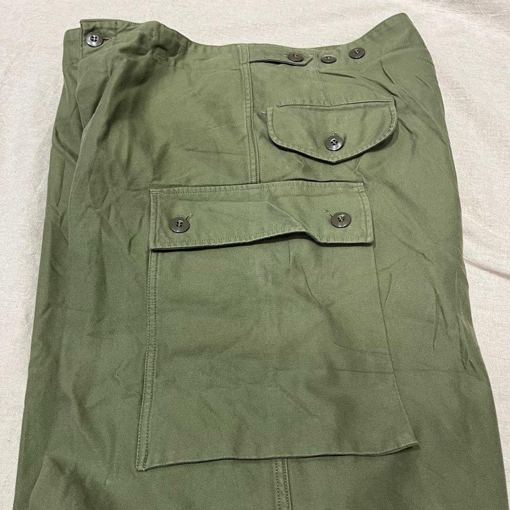 【新古品/DEAD STOCK】 90's Netherland Military Double Face Cargo Pants オランダ軍  ダブルフェイス カーゴパンツ - Used & New Clothing, Shoes -mellow Online Store-