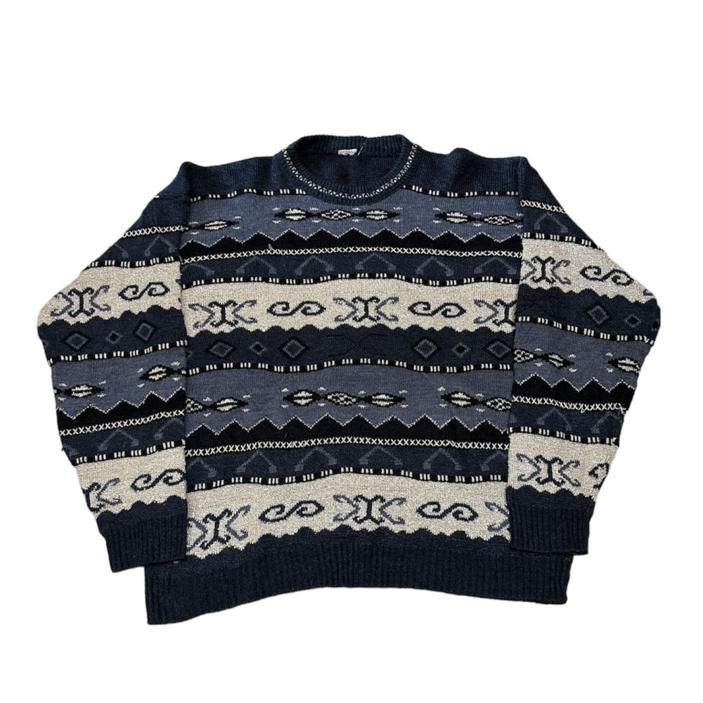 ڸ/USEDAll Pattern Knit Sweater   ˥å   L