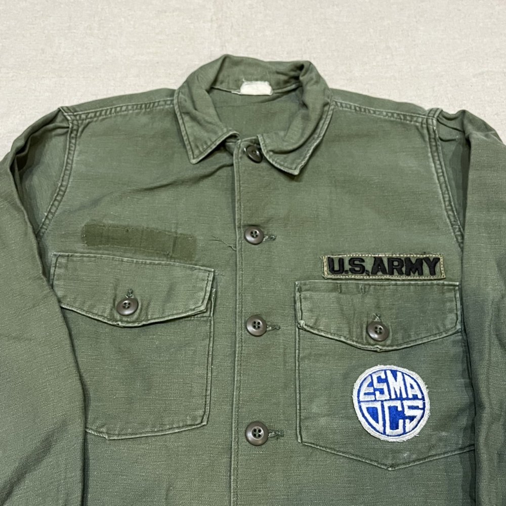 古着/USED】60's U.S.ARMY Utility Shirt COTTON SATEEN OG-107