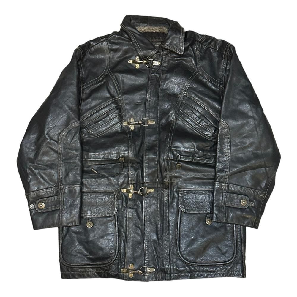 ڸ/USEDFireman Leather JKT  쥶 ե䡼ޥ󥸥㥱å L