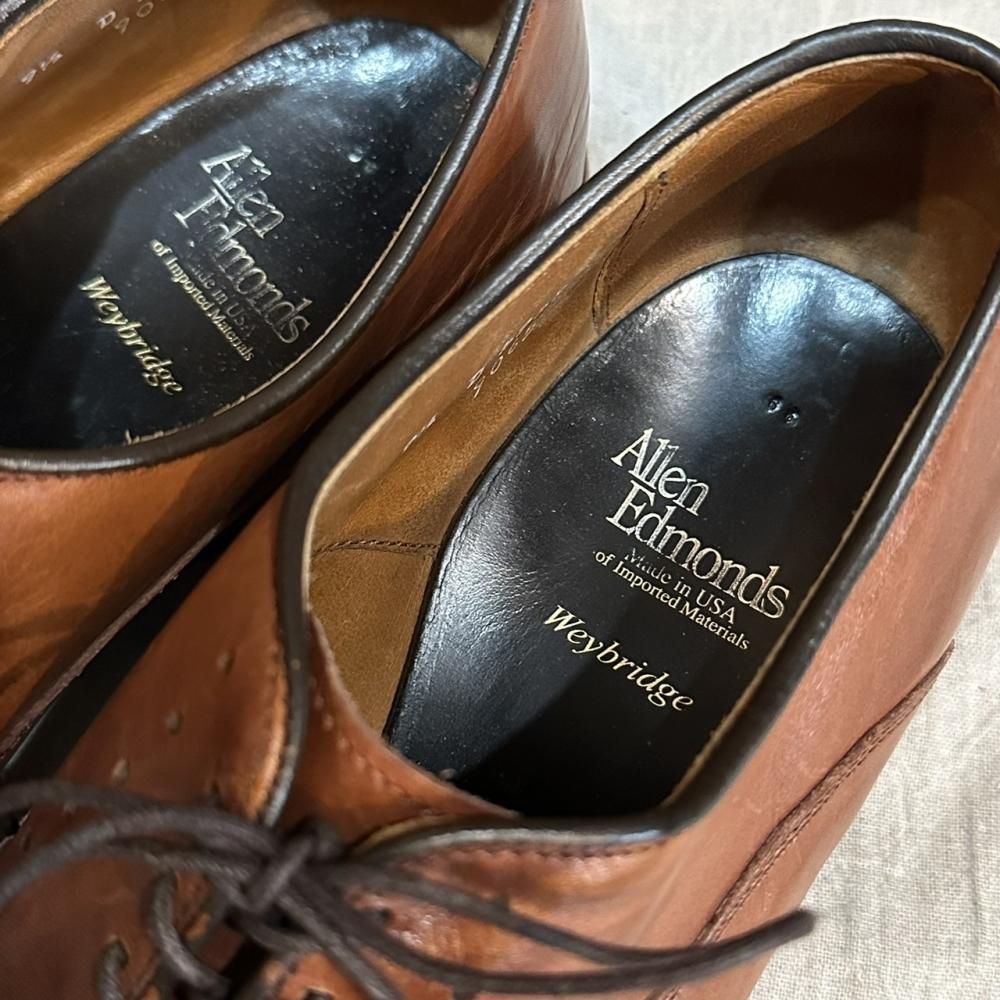 USED ALLEN EDMONDS Leather Shose Weybridge
