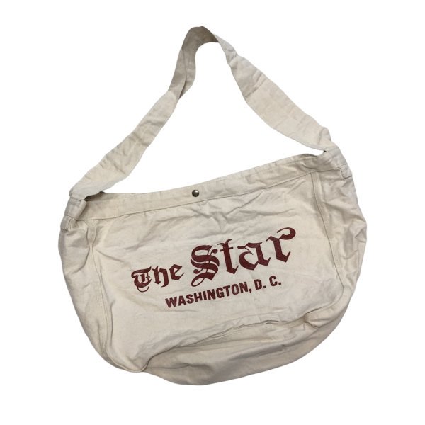 【NEW/新品】News Paper Bag ''The Star'' ニュースペーパーバッグ マイバッグ ショルダーバッグ 