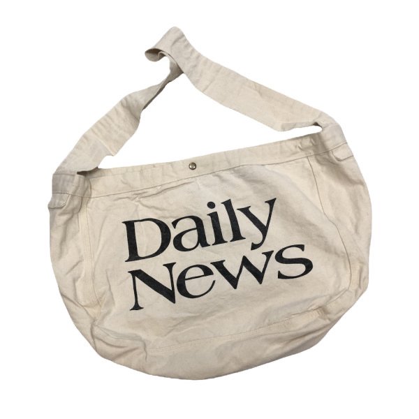 【NEW/新品】News Paper Bag ''Daily News'' ニュースペーパーバッグ マイバッグ ショルダーバッグ 