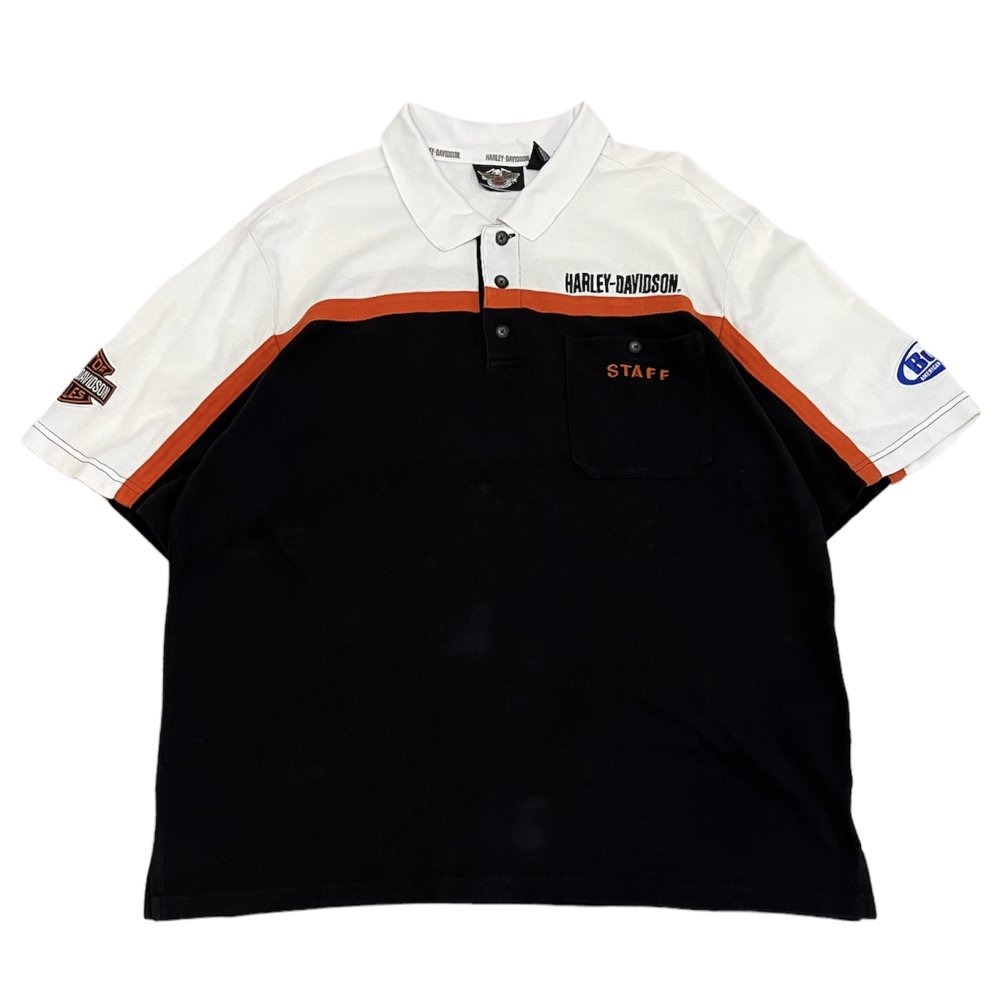 ڸ/USEDۭHarley-Davidson S/S Polo Shirt ϡ졼ӥåɥ Ⱦµ ݥ XL