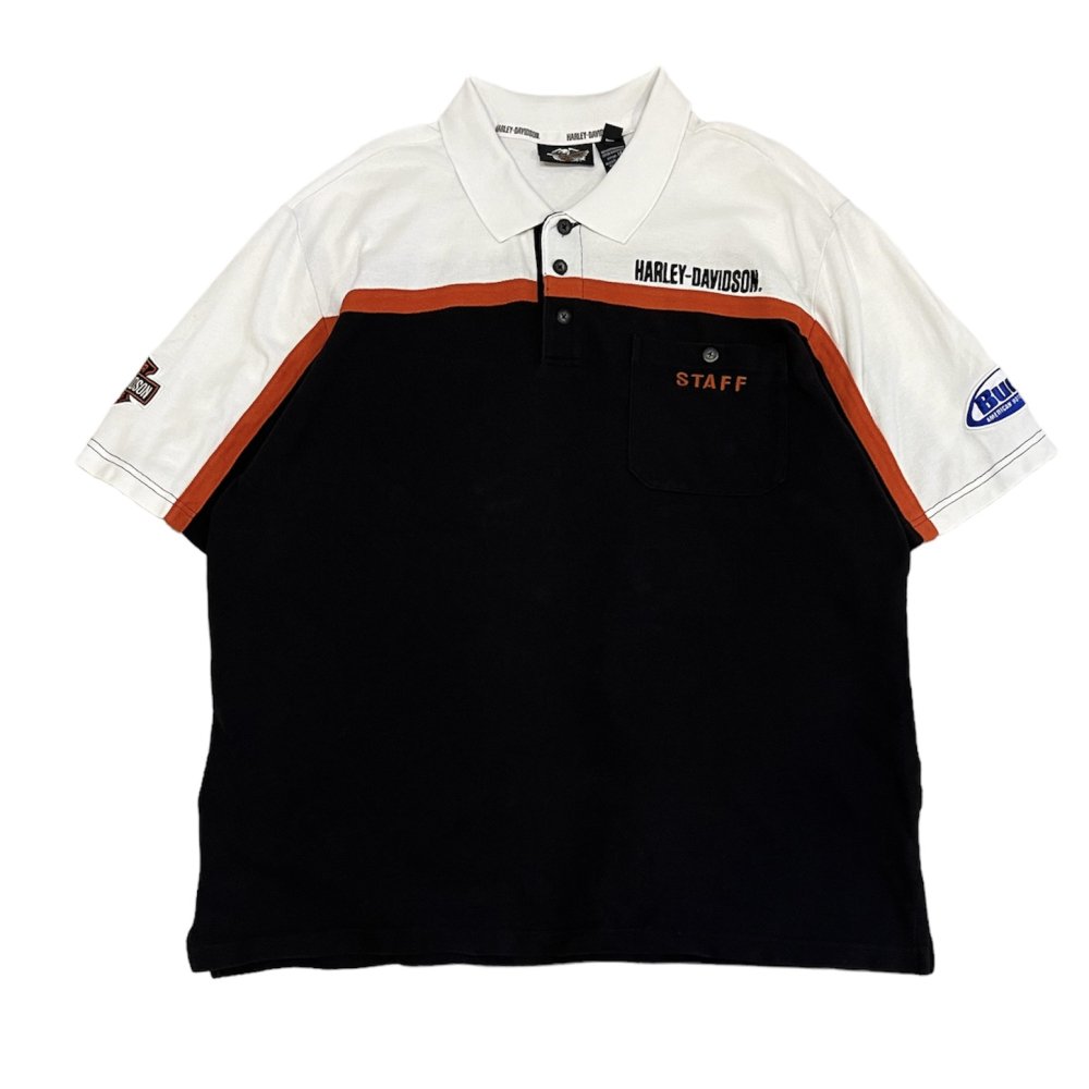 ڸ/USEDۭHarley-Davidson S/S Polo Shirt ϡ졼ӥåɥ Ⱦµ ݥ XL