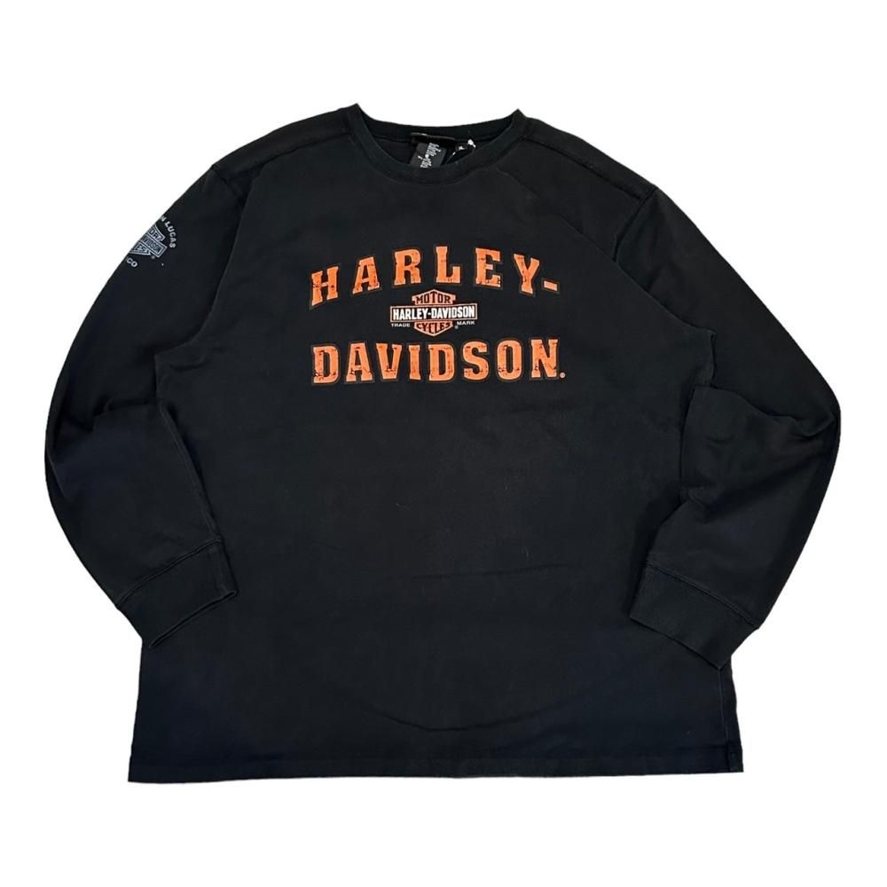 ڸ/USEDHarley-Davidson Print L/S Tee ϡ졼ӥåɥ print Ĺµ T XL