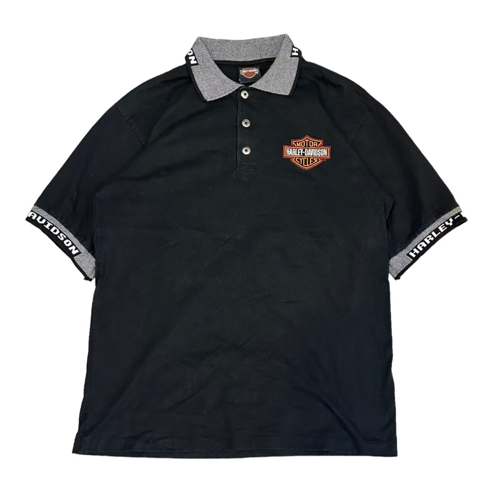 ڸ/USEDMADE IN CANADA Harley-Davidson S/S Polo Shirt ϡ졼ӥåɥ S/S Ⱦµݥ M