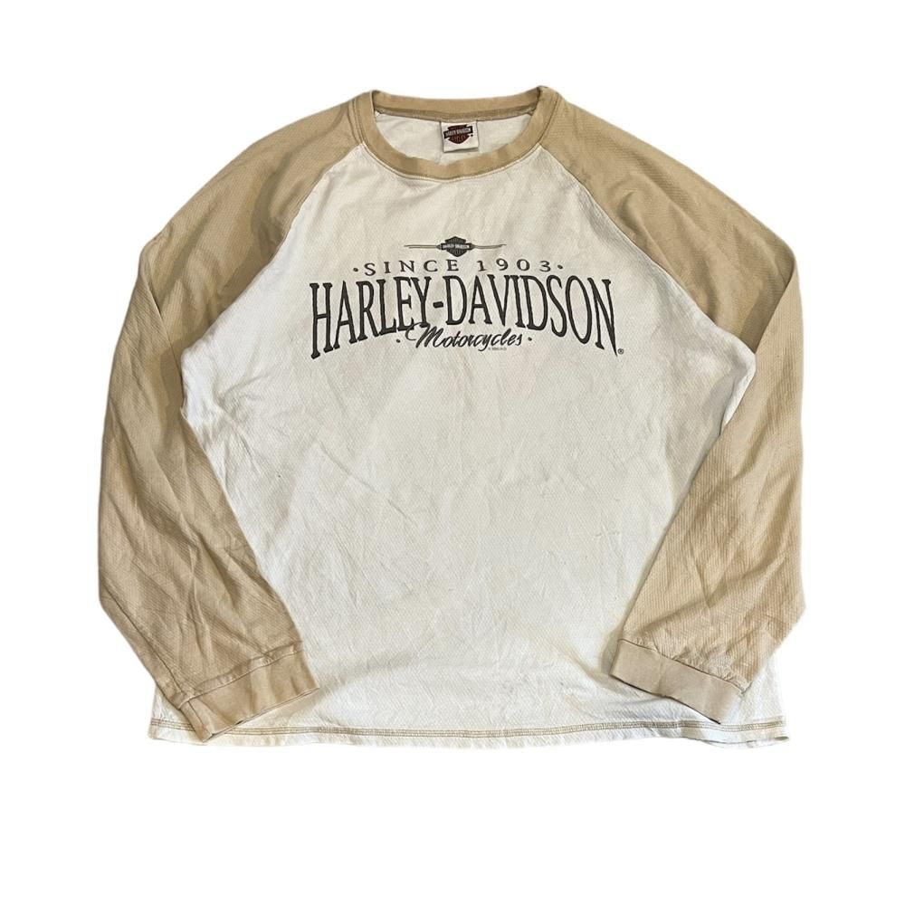 ڸ/USEDHarley-Davidson L/S Raglan Tee ϡ졼ӥåɥ 饰 Ĺµ T XL