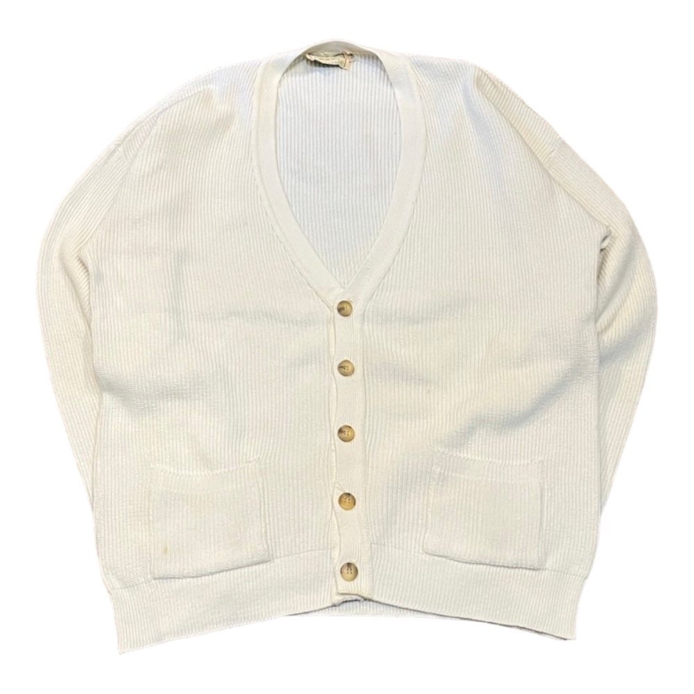 ڸ/USEDMADE IN USA L.L.Bean  Cotton Knit Cardigan USA 륨ӡ åȥ  ˥å ǥ M/R 