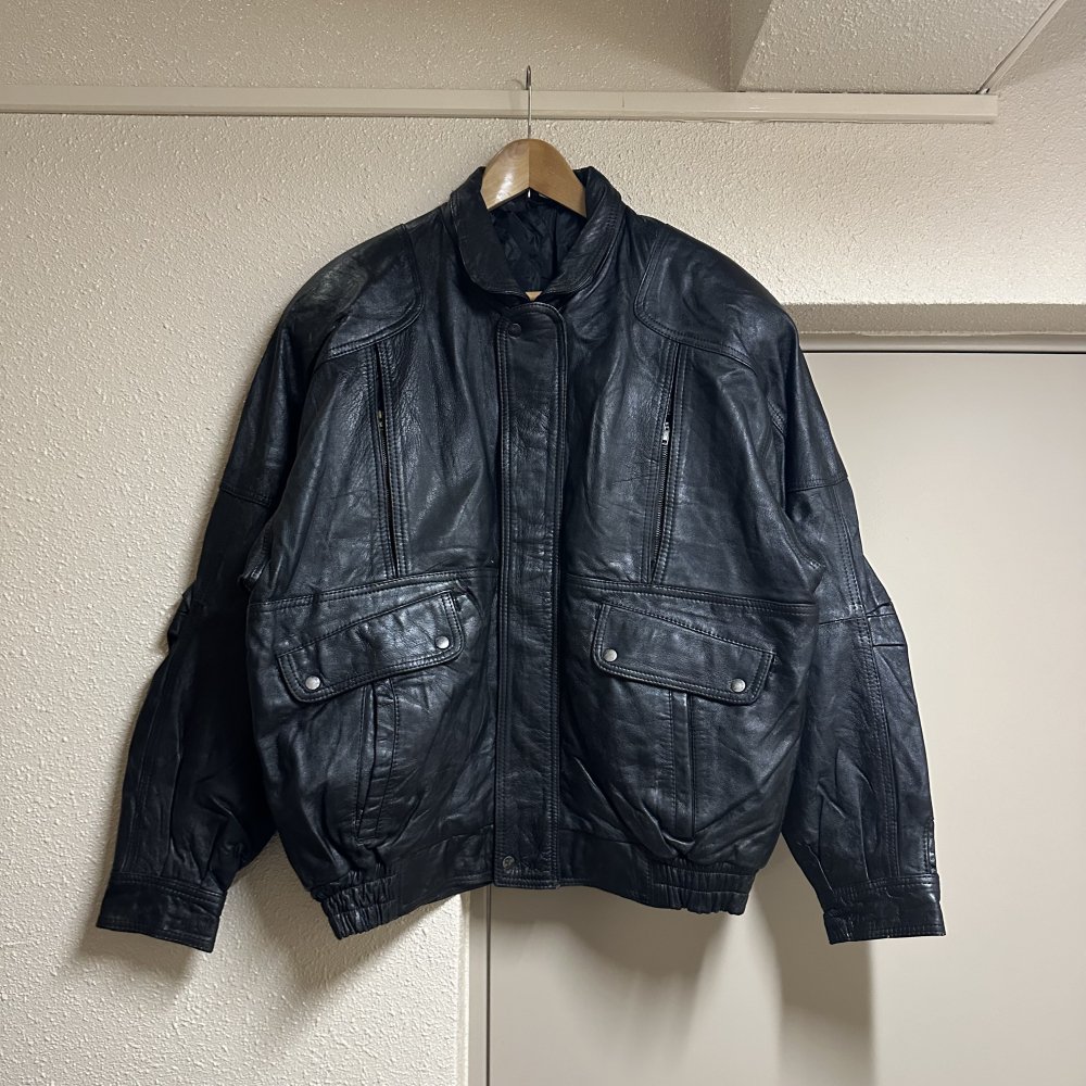 ڸ/USEDEuro Leather Jacket 桼 쥶 㥱å M