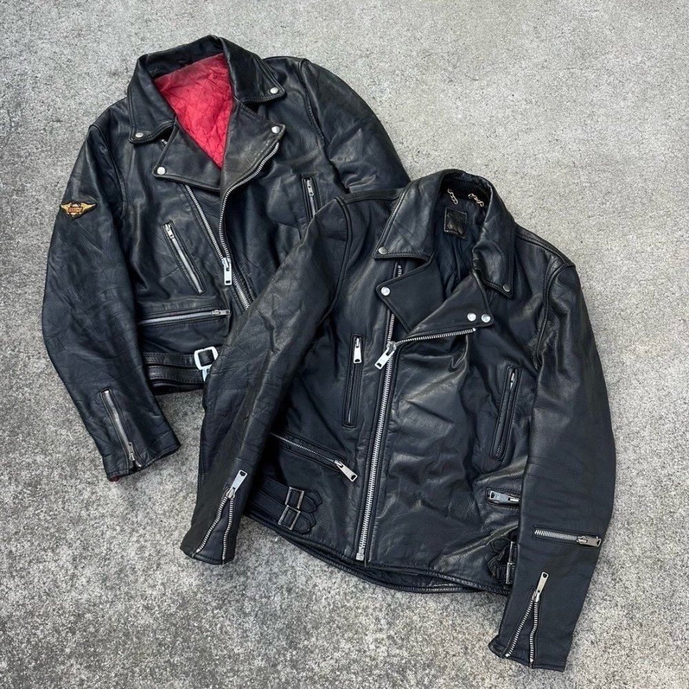 ڸ/USEDDouble Riders Leather Jacket ֥ 饤 쥶 㥱å 50