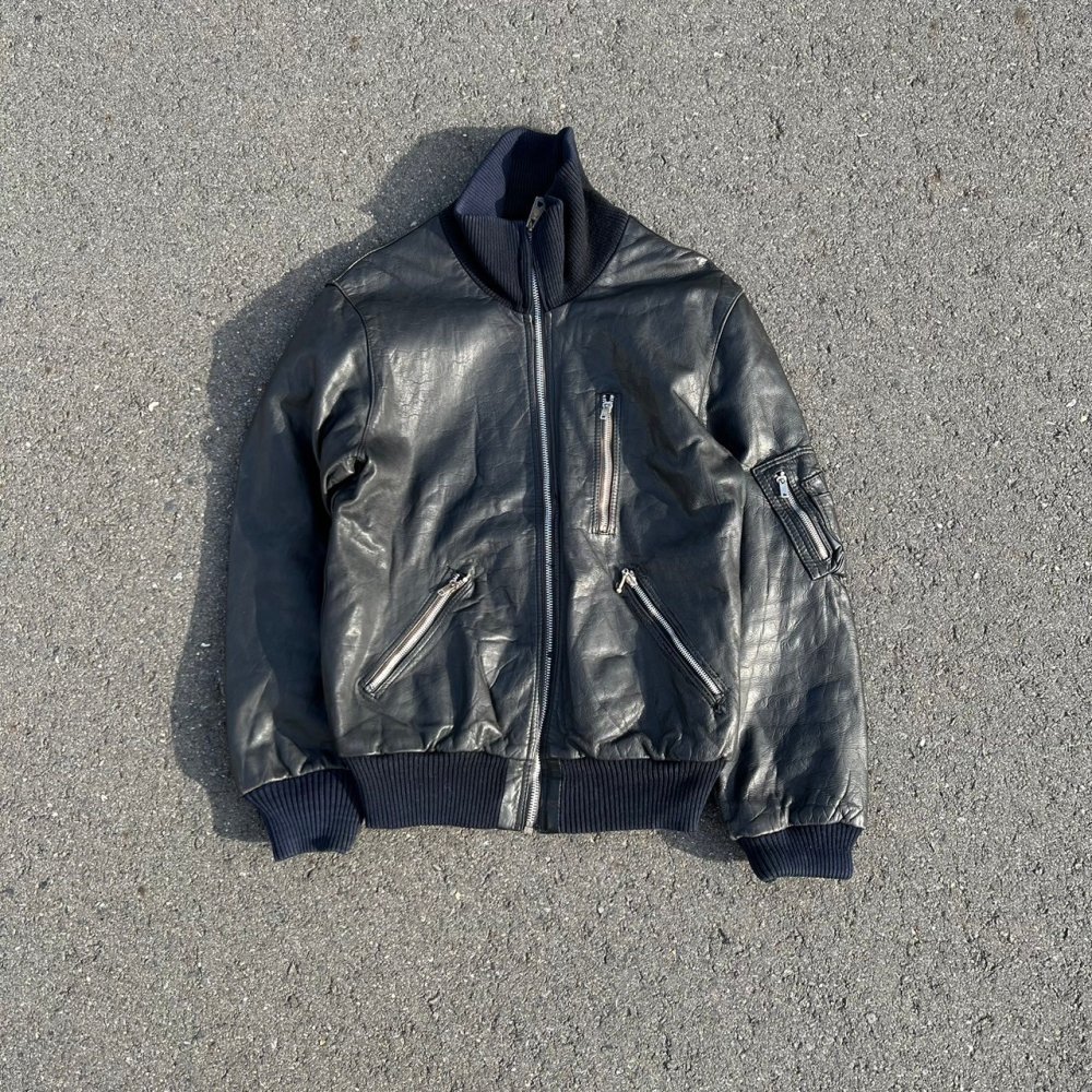 ڸ/USEDGermany TYPE pilot Leather Jacket ɥķ ѥå 쥶 ե饤ȥ㥱å S ֥å