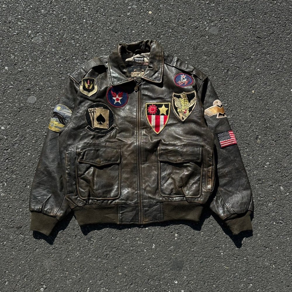 ڸ/USEDA-2 Type Leather Flight Jacket 