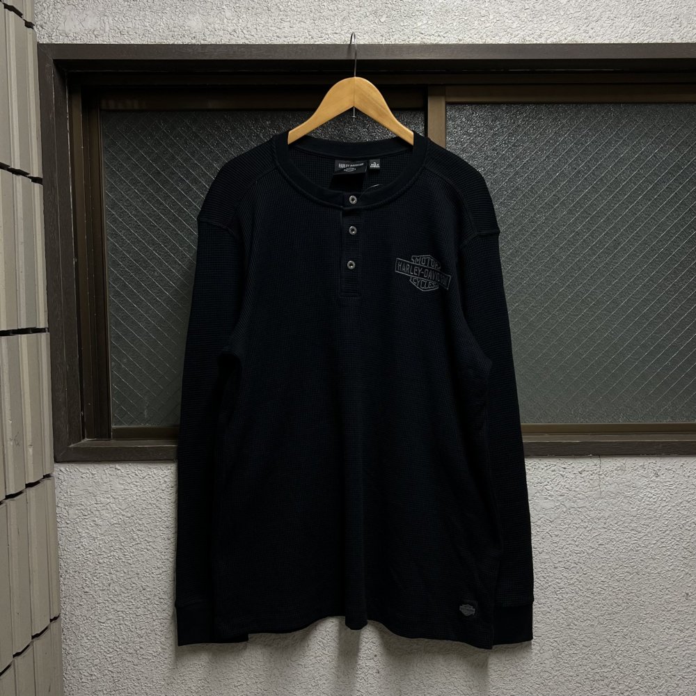 ڿ/NEWHarley-Davidson Thermal Long Sleeve T Shirts ϡ졼ӥåɥ ޥ Ĺµ T