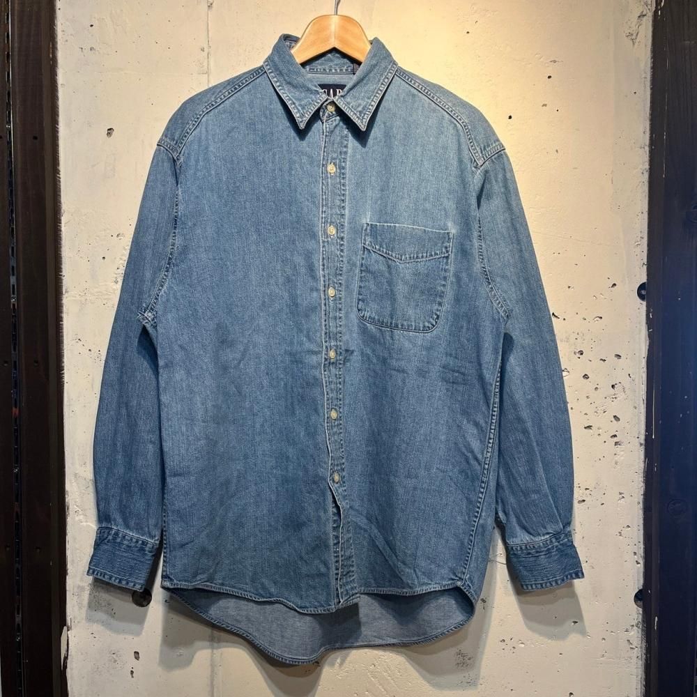 古着/USED】GAP 長袖デニムシャツ オールドギャップ 古着/USED】GAP 長袖デニムシャツ オールドギャップ
