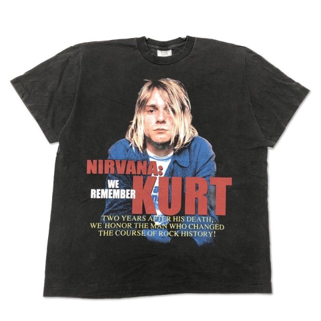 ڿ/NEW Nirvana ''Kurt Cobain'' S/S TEE ˥ ''ȡС'' ץ T XL