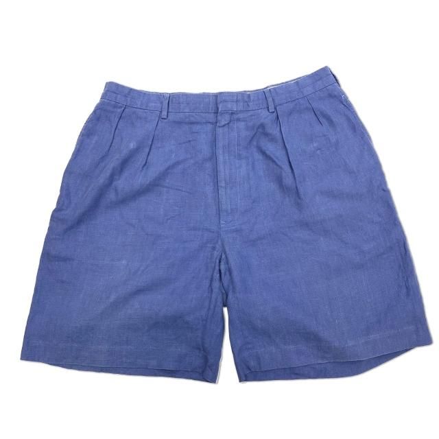 ڸ/USED Polo by Ralph Lauren Linen Shorts ݥ ե ͥ 硼 W36 ƥ֥롼