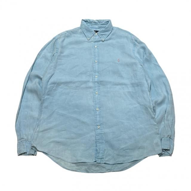 ڸ/USED Ralph Lauren CLASSIC FIT LINEN L/S Shirts 