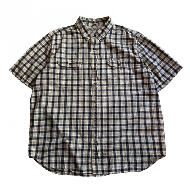 USEDCarhartt S/S RELAXED FIT Check Shirts 