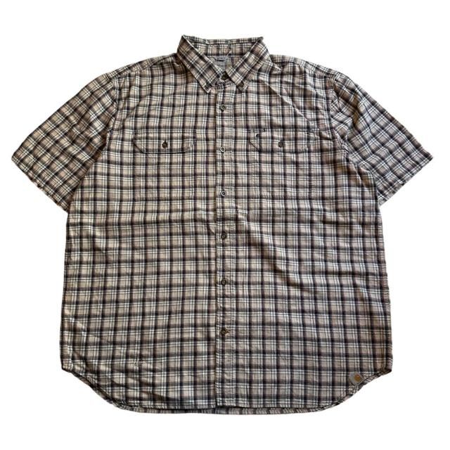 USEDCarhartt S/S RELAXED FIT Check Shirts 