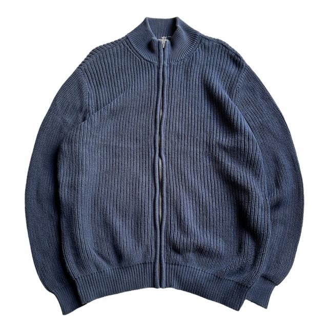 ڸ/USEDL.L.Bean Driver's Cotton zip Knit