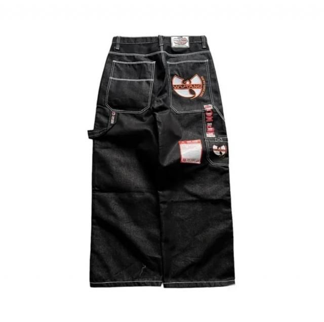WU-TANG Black Denim Pants 