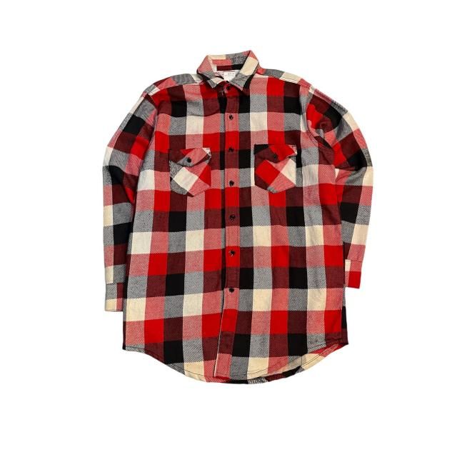 ڸ/USEDMADE IN USA 80s FROST PROOF Flannel Shirt   XL