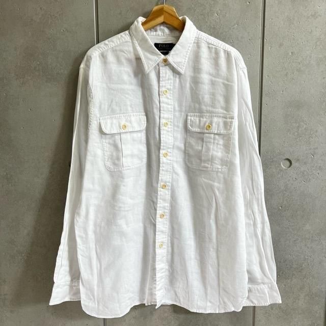 <img class='new_mark_img1' src='https://img.shop-pro.jp/img/new/icons6.gif' style='border:none;display:inline;margin:0px;padding:0px;width:auto;' />POLO RALPH LAUREN LINEN L/S B.D SHIRT
